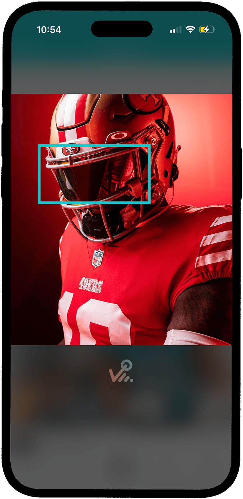 VEEPIO enabled photo with a tappable object